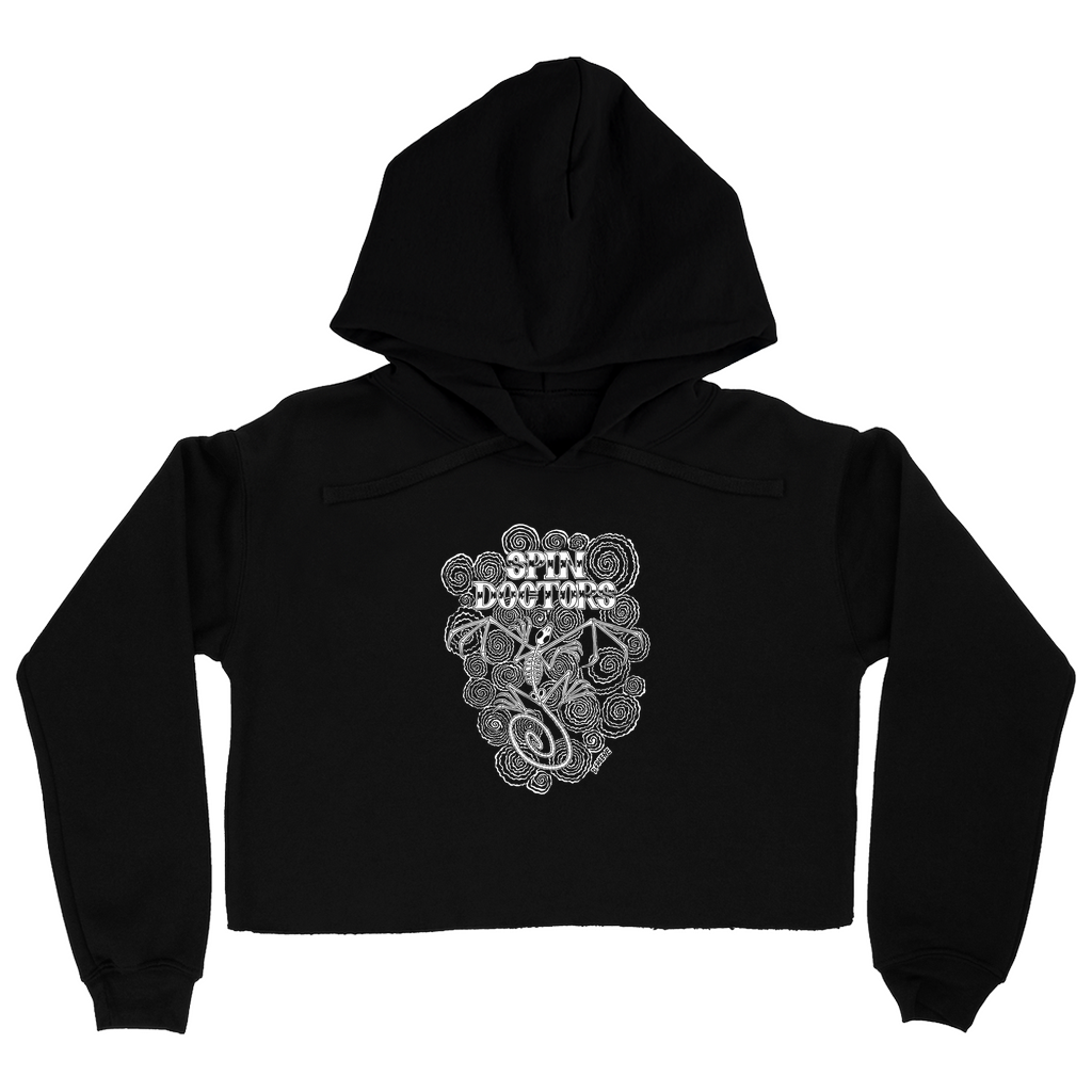 Skeleton discount cropped hoodie